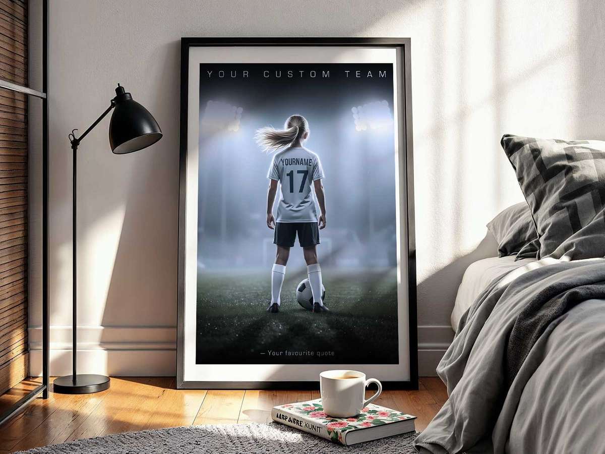 Detail of print quality and premium poster material to convey durability and archival finish