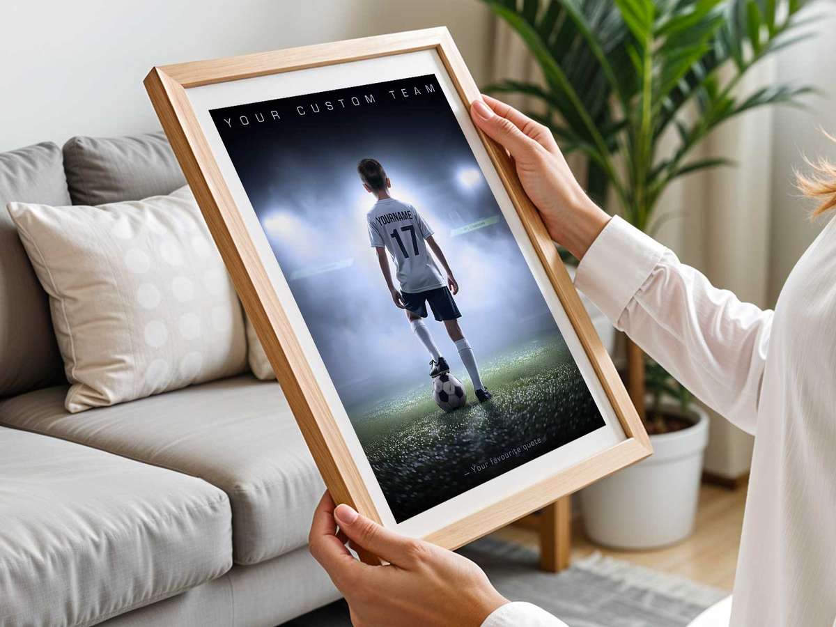 Expressive illustration of What Makes a Soccer Coach Gift Truly Respectful and Memorable presented through match-day action and football-inspired detail